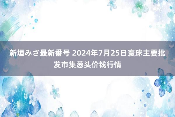 新垣みさ最新番号 2024年7月25日寰球主要批发市集葱头价钱行情